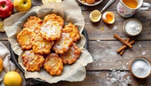 Frittelle di mele al forno: il metodo light senza olio che le rende croccanti e dorate