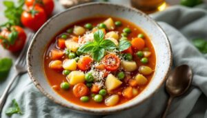 Minestrone primaverile con fave e piselli: la ricetta di stagione leggera e nutriente