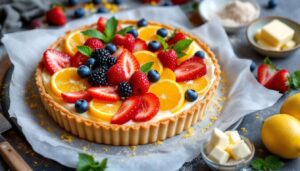 Damiano Carrara e la sua crostata alla frutta: il trucco per una crema pasticcera perfetta