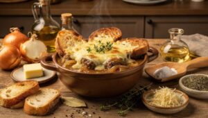 Zuppa di cipolle francese gratinata: ricetta facile e super saporita