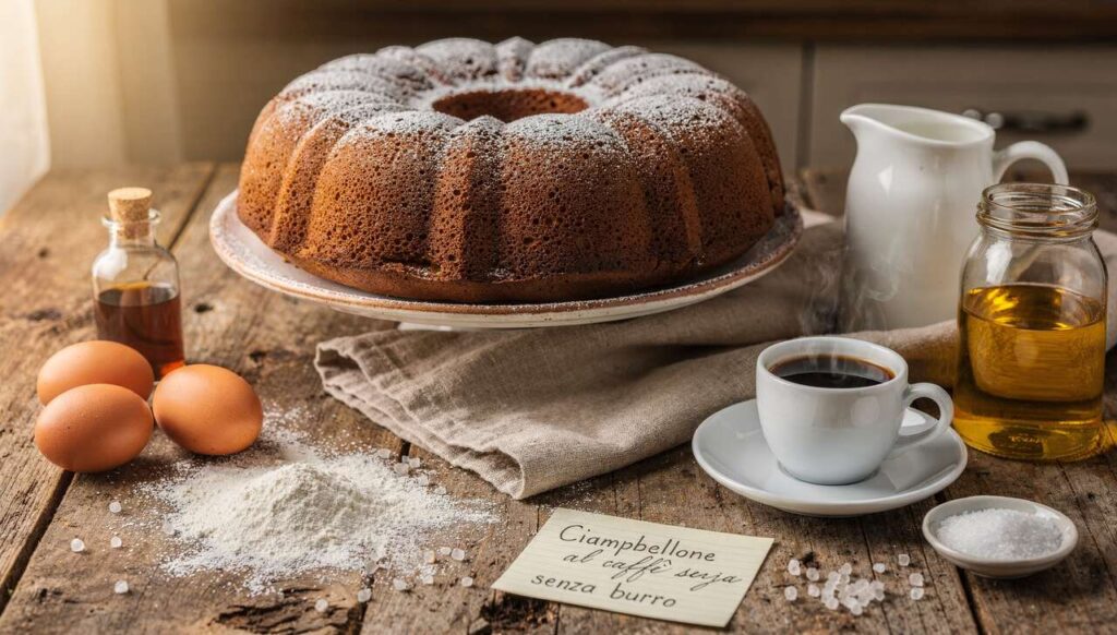 Ciambellone al caffè senza burro: sofficissimo e dal profumo pazzesco!
