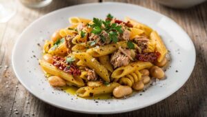 Pasta con tonno e cannellini: il primo veloce e saporito che si prepara in 15 minuti