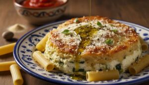 PASTA AL FORNO RIPIENA di RICOTTA e Zucchine raffinata e saporita