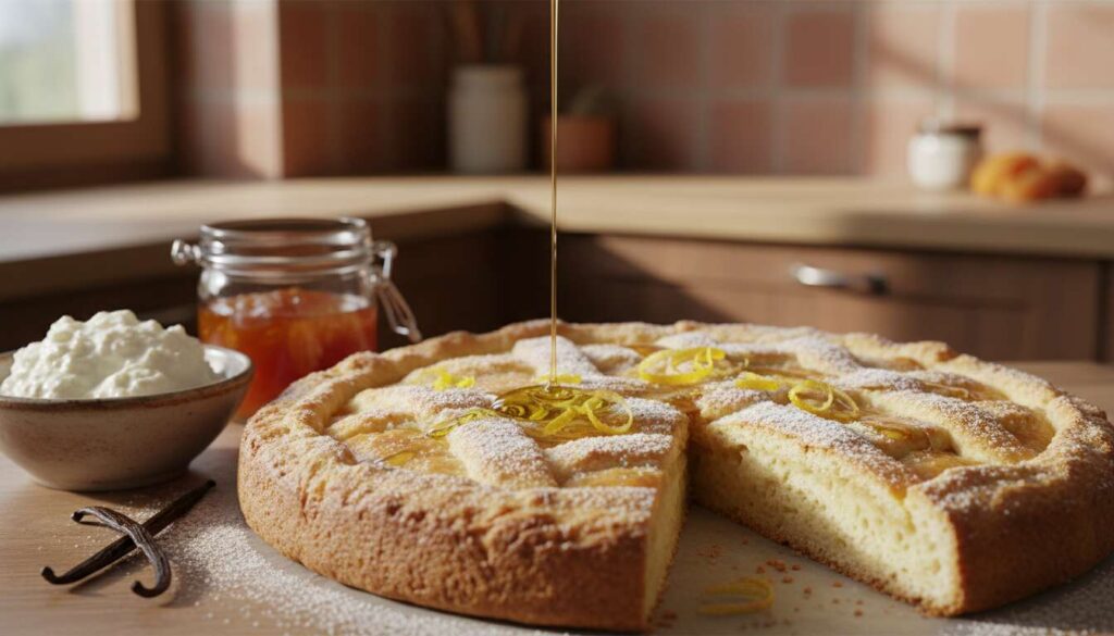 CROSTATA SENZA BURRO Marmellata e Ricotta di pasta frolla leggera morbida dentro