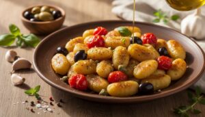 Gnocchi alla mediterranea ricetta primo piatto semplice e veloce