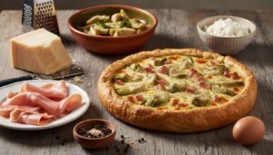 Torta salata con carciofi e prosciutto cotto: morbida, filante e perfetta per Pasquetta