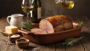 Arrosto di vitello al latte: tenero e profumato, si taglia con un cucchiaio dopo 2 ore in forno