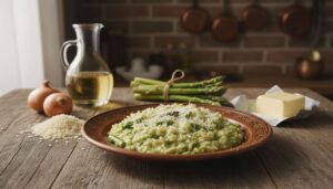 Risotto agli asparagi verdi: la mantecatura perfetta per un primo cremoso e profumato
