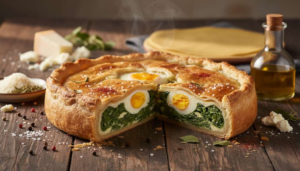 Hai uova e ricotta? Prepara questa torta pasqualina ligure alta e fragrante in meno di un'ora