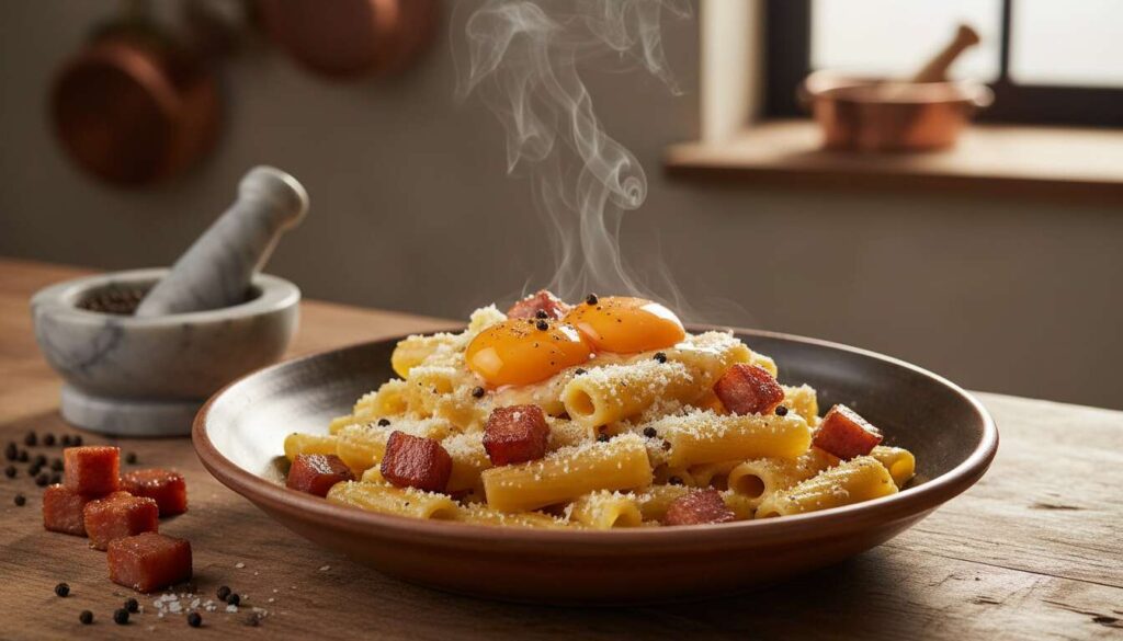 Carbonara perfetta: Luciano Monosilio svela il suo metodo per la crema di tuorli senza grumi