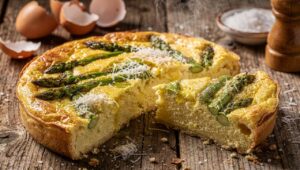 Frittata di asparagi al forno: alta, soffice e pronta con soli 4 ingredienti di stagione
